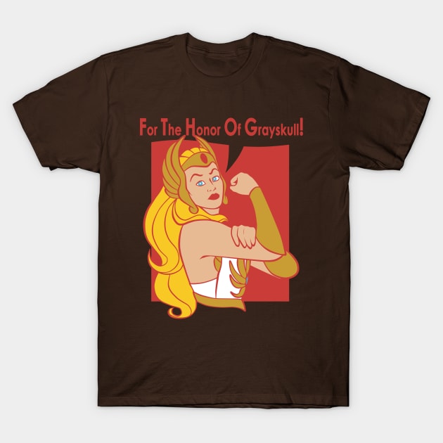 She-Ra the Riveter T-Shirt by Bellalyse